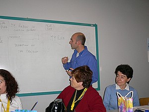 Second debate - Roberto talking about the new web page