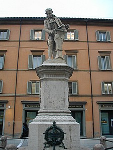 The statue of Galvani