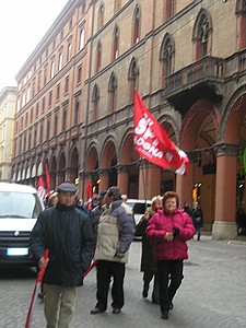 blurred people during an invisible strike